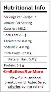 Aztec Salad Recipe by HALFFAST   SparkRecipes