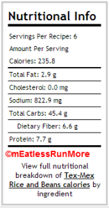 Tex Mex Rice and Beans Recipe by HALFFAST   SparkRecipes