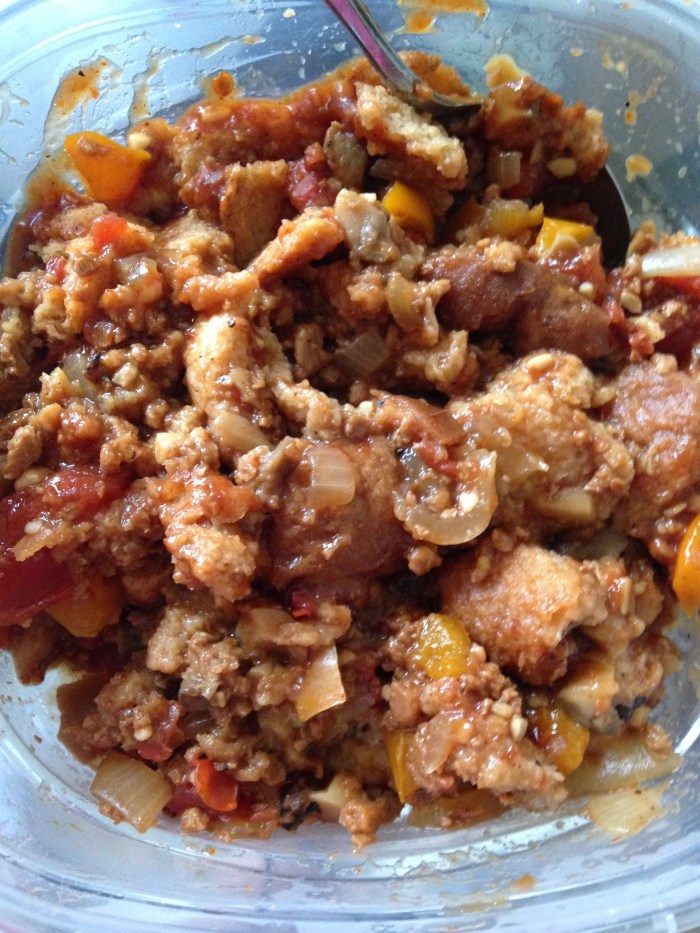 Spicy Vegan Sloppy Joe filling