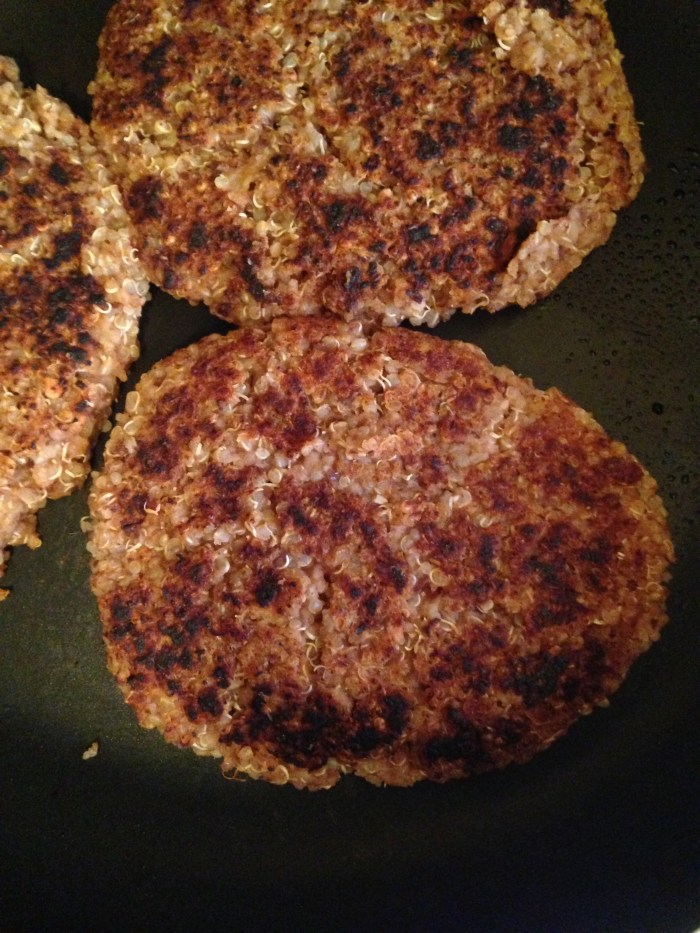 BBQ Black Bean and Quinoa burgers
