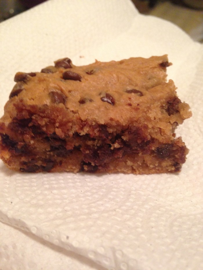 Almost 250 calories for this tiny little brownie! Eek!