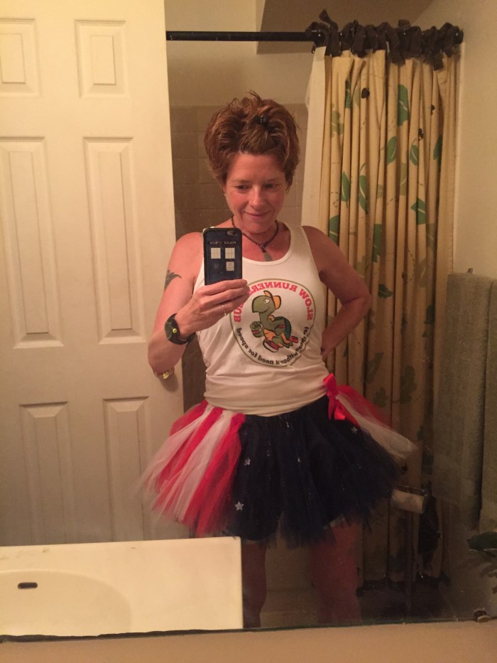 Race day outfit! Except I forgot the tutu at home :( 