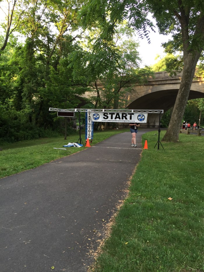 Setting up the START line.