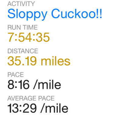 I hauled a$$ through that finish chute!