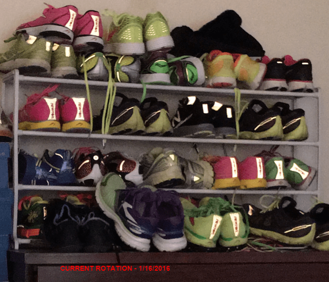 Current shoe rotation 1-16-16
